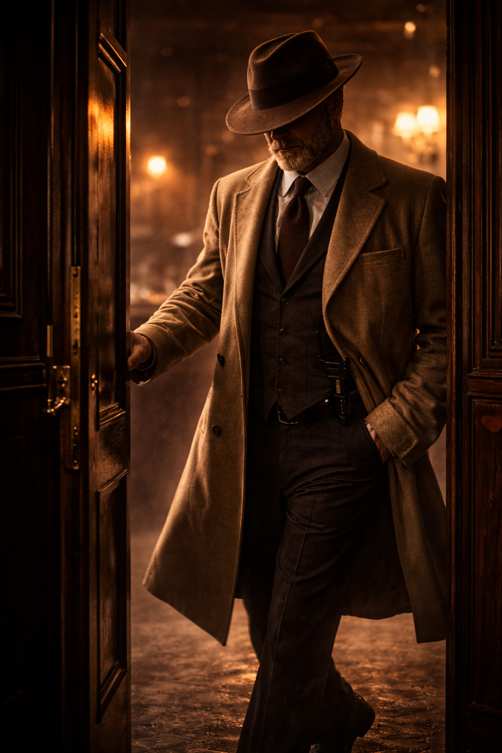 Detective Miller — wide-brimmed fedora, The Abattoir