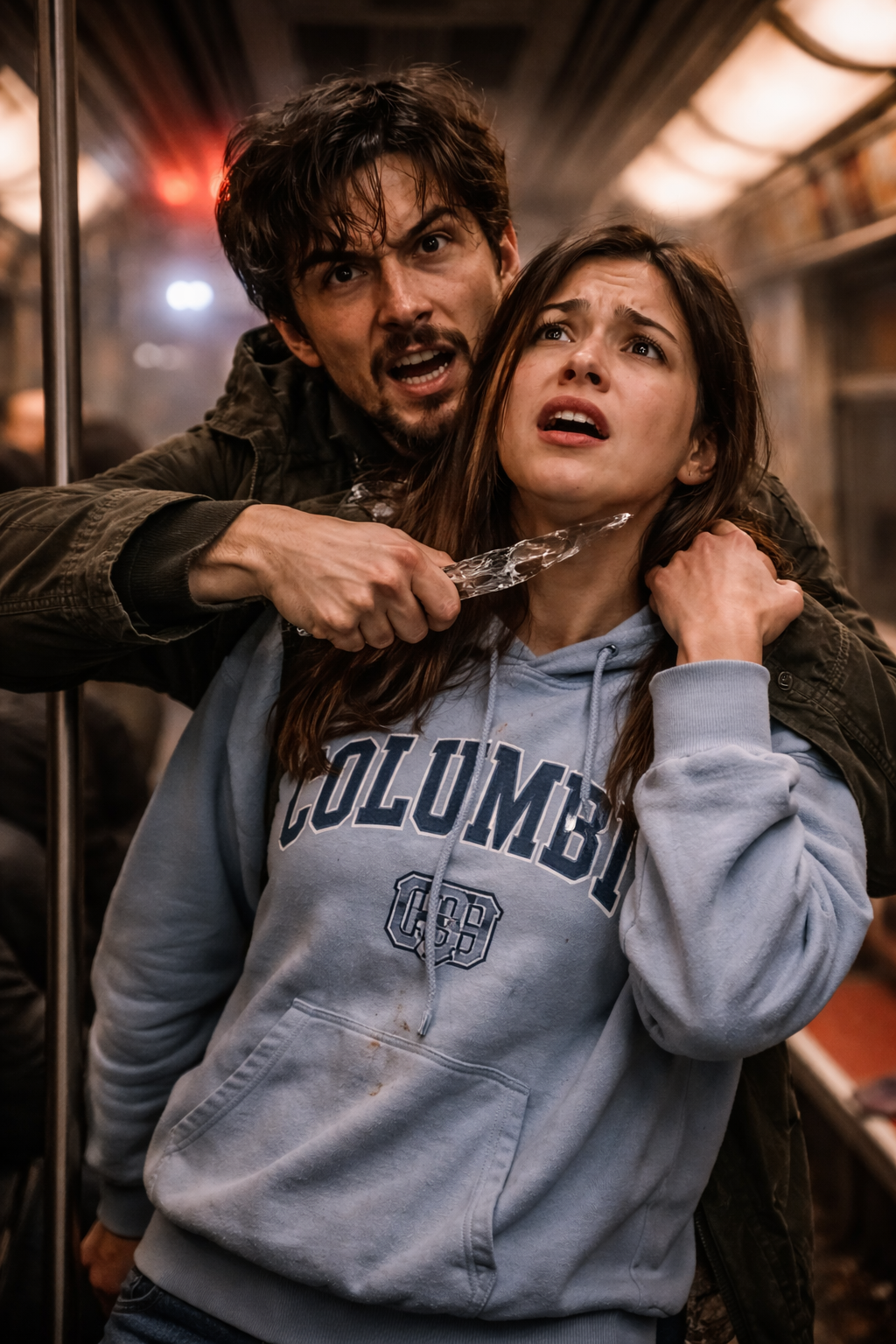 NYPD watching the rhythm of the twitch — not the face, not the hostage