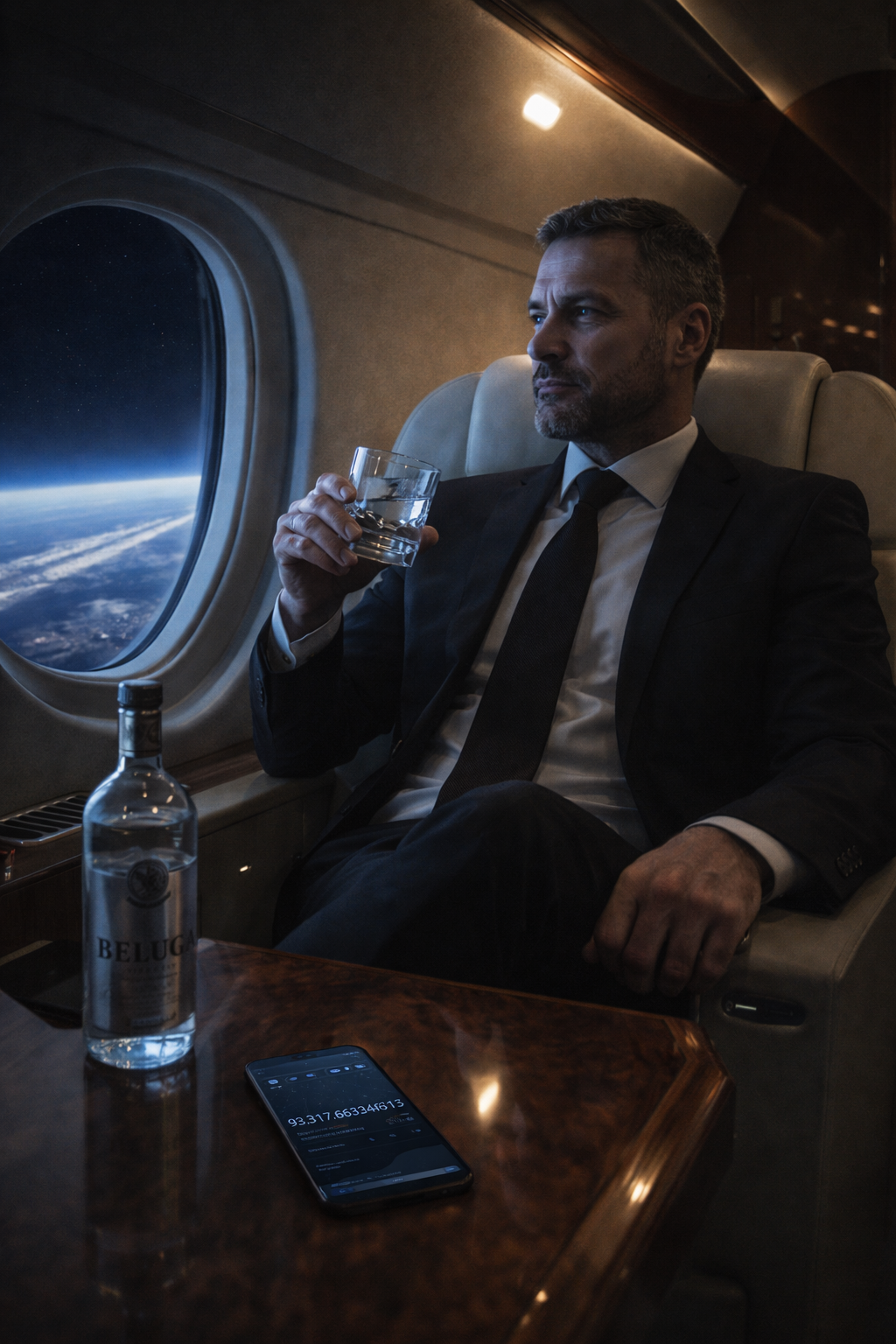 Viktor Kovacs — celebrating at 45,000 feet, unaware